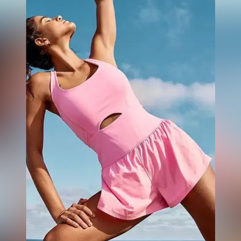 Free People Movement Righteous Onesie in Pink